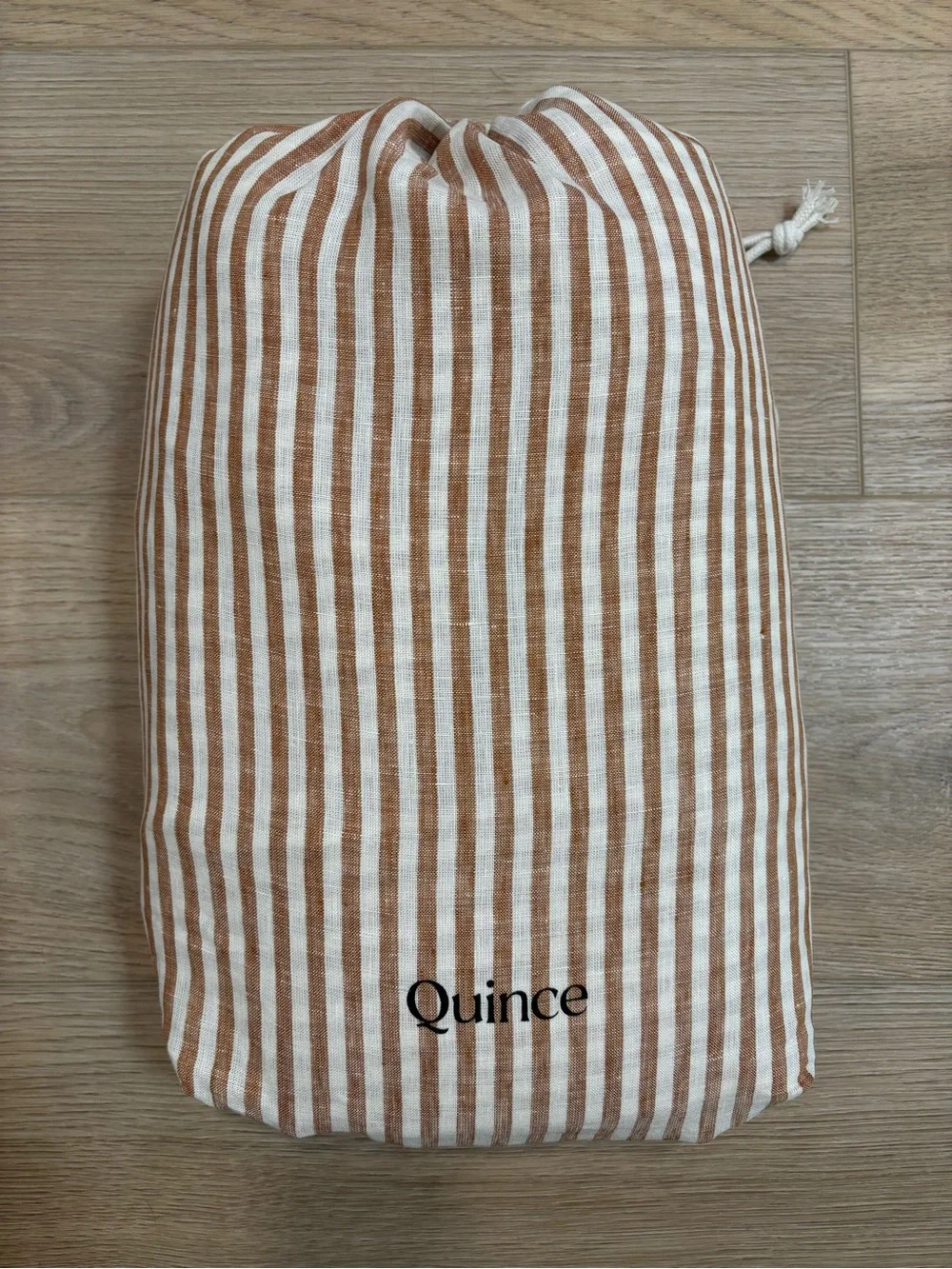 Quince European Linen Striped Duvet Set